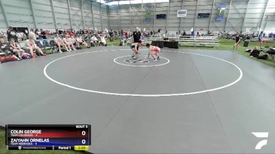 106 lbs Round 2 (8 Team) - Colin George, Team Colorado vs Zaiyahn Ornelas, Team Nebraska