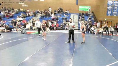 105 lbs Cons. Semi - Piper Seale, Ridgeline vs Elli Abbott, Champions Wrestling Club