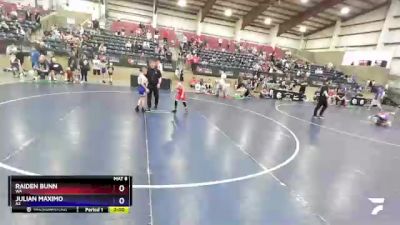 56 lbs 5th Place Match - Raiden Bunn, WA vs Julian Maximo, AZ