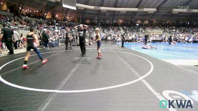 67 lbs Round Of 16 - Vincent Gustason, Team Tulsa Wrestling Club vs Nathan Cruz, Scrap Yard Training