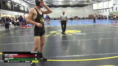 141 lbs Semifinal - Art Martinez, Case Western vs Sam Ross, Adrian