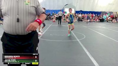 96 lbs Round 2 (8 Team) - Brenden Bosco, Ohio Gold 24k vs Jacob Pope, Noke Wrestling RTC