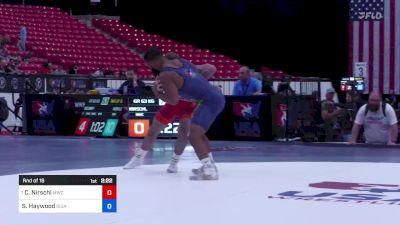 63 kg Rnd Of 16 - Corbin Nirschl, MWC Wrestling Academy vs Savion Haywood, Iguana Wrestling Club