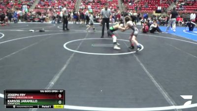 67 lbs Champ. Round 2 - Karson Jaramillo, Duran Elite vs Joseph Fry, Wamego Wrestling Club