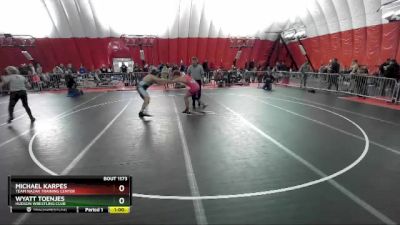 187 lbs Quarterfinal - Michael Karpes, Team Nazar Training Center vs Wyatt Toenjes, Hudson Wrestling Club