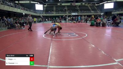 158 lbs Quarterfinal - Tristen Hepp, Virginia Beach vs Kyle Farace, Pasadena