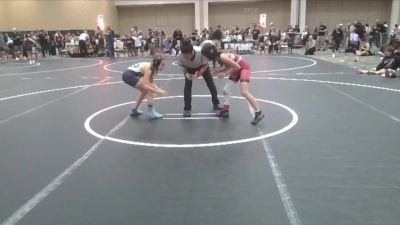 72 lbs Consi Of 8 #1 - Cozette Tran, DUB Wrestling vs Bennett Carlson, Champions WC