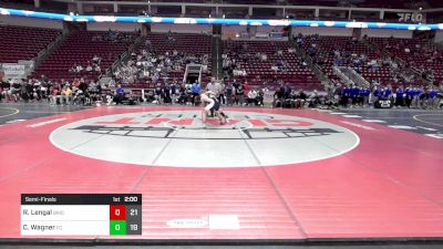 172 lbs Semifinal - Ryan Lengal, Bishop McDevitt vs Cody Wagner, Faith Christian Acad.