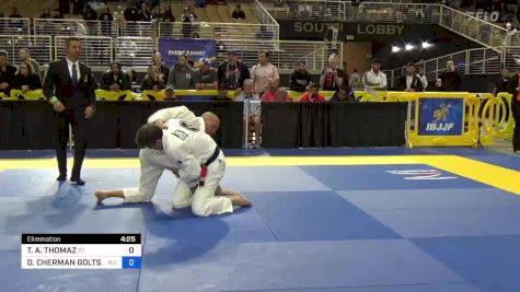 THIAGO A. THOMAZ vs DANILO CHERMAN GOLTSMAN 2024 Pan Jiu Jitsu IBJJF Championship