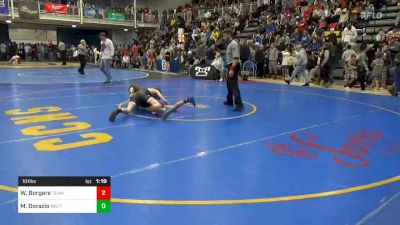 101 lbs Quarterfinal - Weston Borgers, Team Miron vs Miles Dorazio, Watterson Eagles