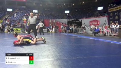 110 lbs Semifinal - Ezra Turkovich, Bedford vs Patrick Tisak, Cornell