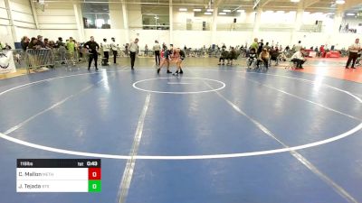 118 lbs Consi Of 8 #1 - Cole Mallon, Methuen vs Joshua Tejada, BTS Providence