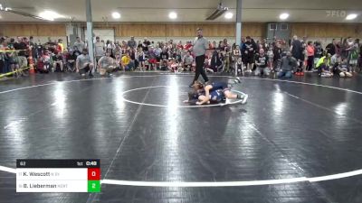 62 lbs Round Of 32 - Kristian Wescott, N Syracuse vs Brayden Lieberman, Northampton