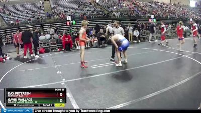 132 lbs Round 4 (6 Team) - Dax Petersen, Nebraska Blue vs Gavin Wallace, Oklahoma Elite Orange