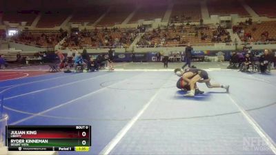 D1-120 lbs Champ. Round 1 - Ryder Kinneman, Desert Vista vs Julian King, Liberty