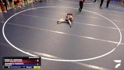 92 lbs Quarterfinal - Evan St. Germain, Summit Wrestling Academy vs Dominick Mariotti, Minnesota