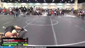 126 lbs Round 1 (8 Team) - Blaine Taranto, Southside Mafia vs Sebastian Bonachen, Dark Knights WC