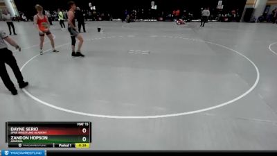 157 lbs Cons. Round 6 - Zandon Hopson, Arizona vs Dayne Serio, SPAR Wrestling Academy