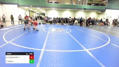 150 lbs Consi Of 32 #1 - Alexander Hutchcraft, MO vs Tristan Hass, VA