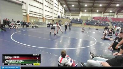 117 lbs Semis & Wb (16 Team) - Damian Harris, Stout vs Landon Komperda, Black Fox Wrestling