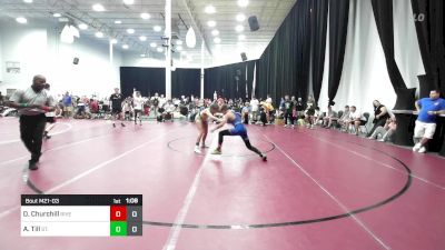 108 lbs Rr Rnd 3 - Drew Churchill, River Valley Rebels vs Adelynne Till, St. Mark's