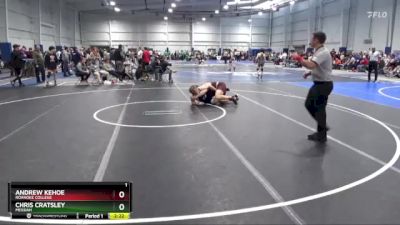 174 lbs Cons. Round 5 - Chris Cratsley, Messiah vs Andrew Kehoe, Roanoke College