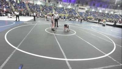 94 lbs Quarterfinal - Emilie Quinteros, Greeley United vs Jasmine Brewer, War