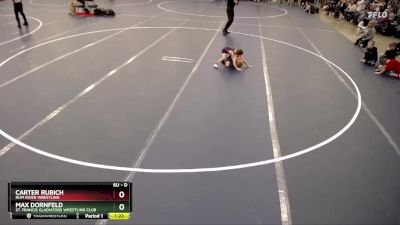 Cons. Round 3 - Carter Rubich, Rum River Wrestling vs Max Dornfeld, St. Francis Gladiators Wrestling Club