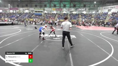 95 lbs Round Of 32 - Cedar Pesqueira, Mountain Valley vs Mace Harris, Norwood Mavericks