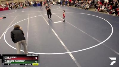 36-40 lbs Champ. Round 1 - Cole Joecks, Minnesota vs Theodore Ramstorf, Minnesota