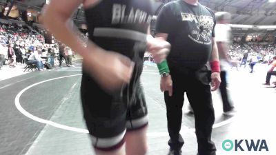 131 lbs Round Of 16 - Allissa Tugmon, Locust Grove Youth Wrestling vs Kash Kirby, Blackwell Wrestling Club