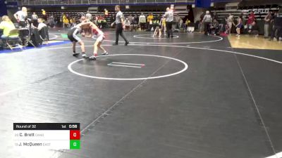 90 lbs Round Of 32 - Carter Brett, Canon McMillan vs James McQueen, Easton