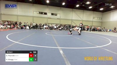 90 lbs Rr Rnd 1 - Gaige Pozniak, Aggression Legionaries 14u vs Hudson Bragg, POWA 14U