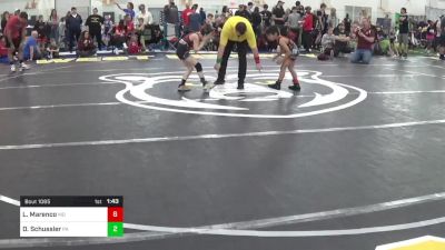 60-B lbs Round Of 16 - Leonardo Marenco, MD vs Drake Schussler, PA