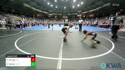 61 lbs Consi Of 8 #2 - Kipton Youngs, Piedmont vs AnTerryo Banner, Hurricane Wrestling Academy