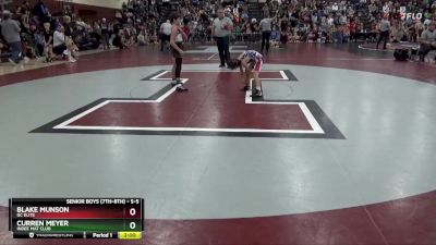 S-5 lbs Quarterfinal - Curren Meyer, Indee Mat Club vs Blake Munson, DC Elite