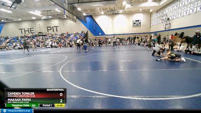 70 lbs Quarterfinal - Camden Towler, Stallions Wrestling Club vs Makana Faifai, Roy Wrestling Club