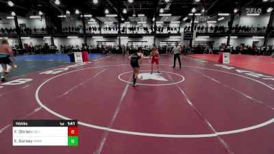 118A lbs Rr Rnd 2 - Finnegan Obrien, Locust Valley vs Evin Gursoy, Midwood Hs