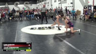 85 lbs 2nd Wrestleback (8 Team) - Cash Dorazio, Beast Mode vs Chase Karenbauer, Minions Black (GA)