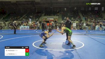 110 lbs Final - Beau Hickman, StandFast Wrestling vs Joseph Robbins, Salina Wrestling Club (SWC)