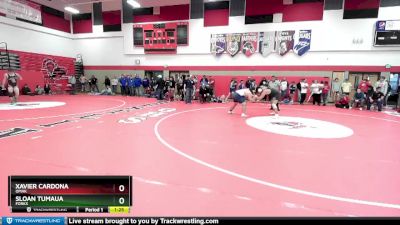 285 lbs Semifinal - Sloan Tumaua, Forks vs Xavier Cardona, Omak