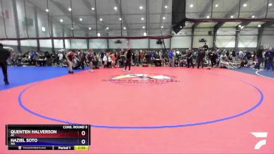 120 lbs Cons. Round 5 - Quenten Halverson, AK vs Haziel Soto, WA