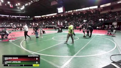 71 lbs Quarterfinal - Holden Davis, BKV1 vs Logan Lakhlani, JRP1