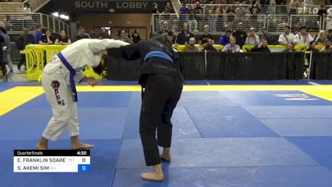 EDUARDA FRANKLIN SOARES vs SCOUT AKEMI SIM 2024 Pan Jiu Jitsu IBJJF Championship