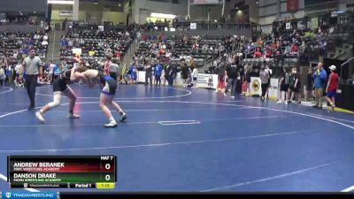 160 lbs Cons. Round 2 - Danson Drake, Moen Wrestling Academy vs Andrew Beranek, MWC Wrestling Academy