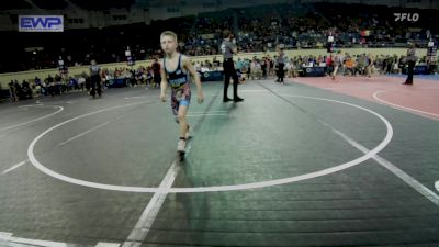 61 lbs Round Of 16 - Sutton Hawley, Keystone Kids Wrestling Club vs Theo Burleson, Wyandotte Youth Wrestling