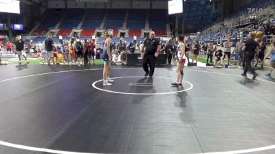 100 lbs 7th Place - Mia Galindo, Virginia vs Ava Peters, Wisconsin