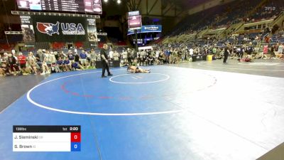 138 lbs Cons 32 #2 - Jacob Sieminski, Oregon vs Gabriel Brown, Idaho