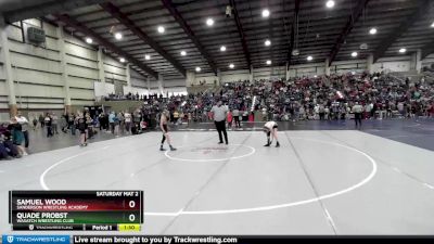 85 lbs Semifinal - Quade Probst, Wasatch Wrestling Club vs Samuel Wood, Sanderson Wrestling Academy