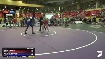 200 lbs Quarterfinal - Rosa Zapata, OK vs Martha Hinneh, NE